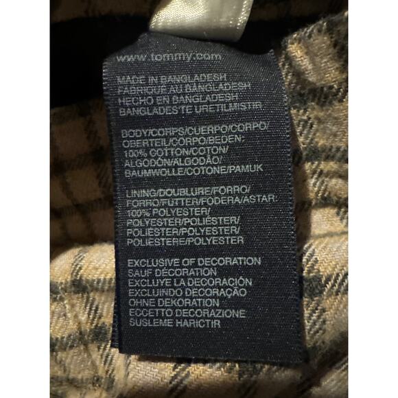 Tommy Hilfiger fall Plaid tan & black skirt with pockets size 8 - Picture 8 of 8